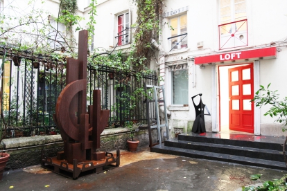 Sculpture architecturale Liberté. Galerie LOFT Paris 6